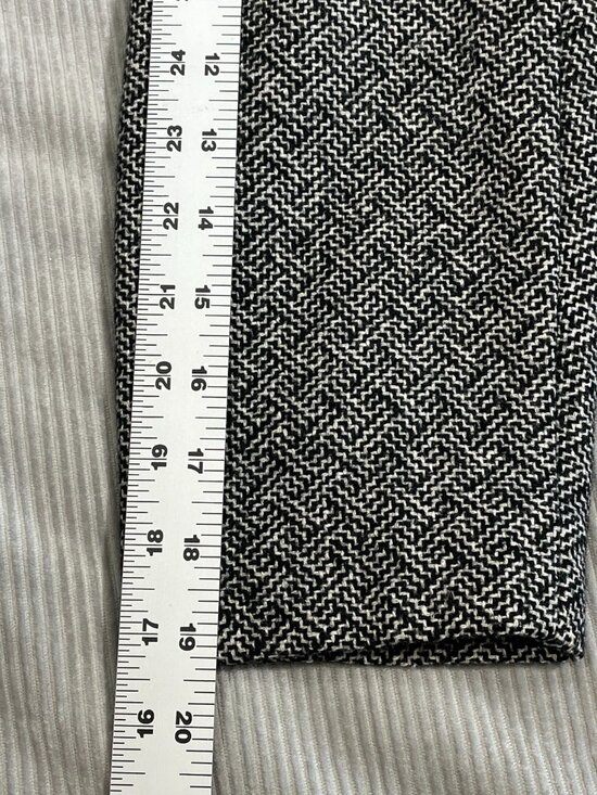 Nick & Mo Wool Blend Herringbone Blazer Jacket Grey Black Tweed Poetcore M - Picture 10 of 14